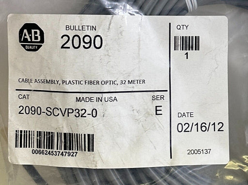NEW SEALED ALLEN BRADLEY 2090-SCVP32-0 /E CABLE ASSEMBLY 32M FIBER 2090SCVP320