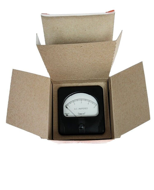 NIB SIMPSON TYPE: 57 TIME METER 0-5 AC AMPERS