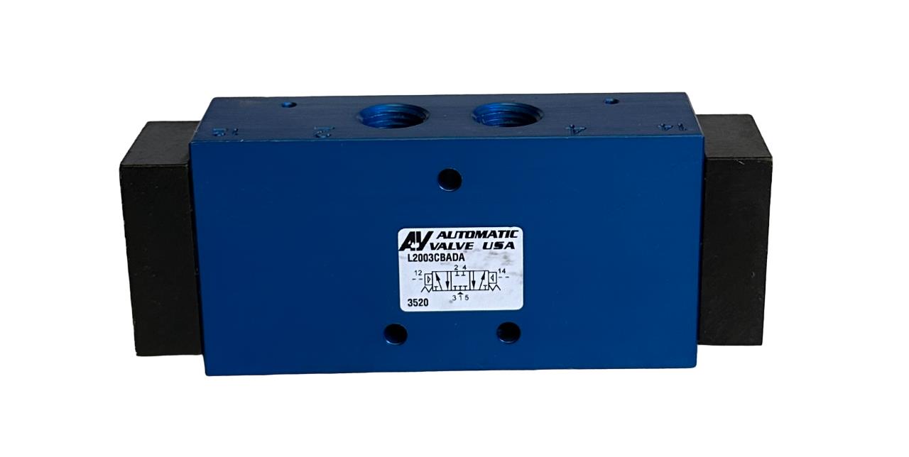 NEW AUTOMATIC VALVE L2003CBADA PNEUMATIC SOLENOID VALVE 5/3-C 1/4 PORT