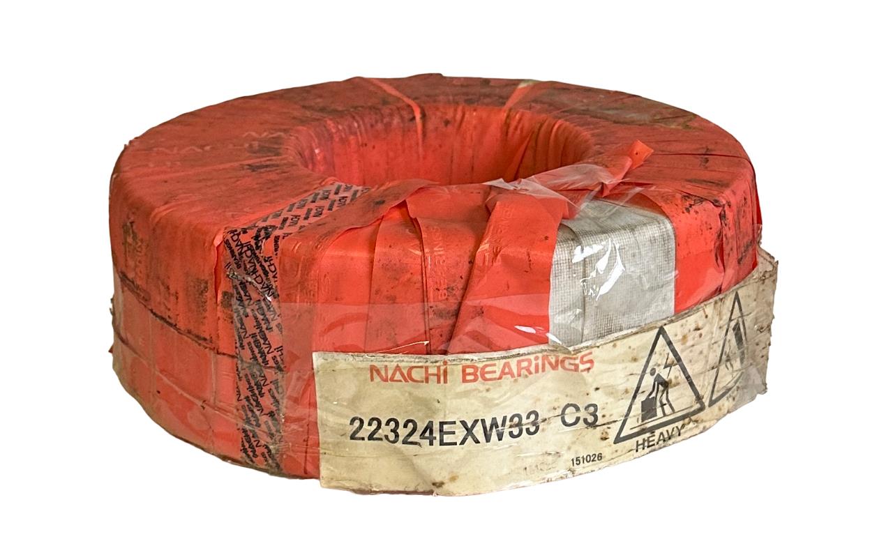 NEW NACHI 22324EX-W33C3 / 22324EXW33C3 SPHERICAL ROLLER BEARING DOUBLE-ROW