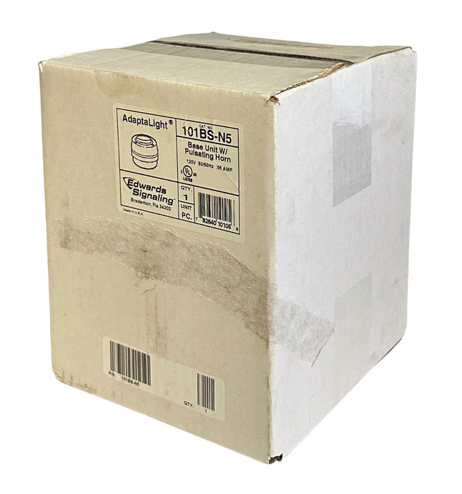 NEW SEALED EDWARDS SIGNALING 101BS-N5 / 101BSN5 BASE UNIT W/ PULSATING HORN 120V