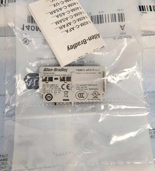 LOT OF 6 NEW ALLEN BRADLEY 140M-C-AFA11 AUXILIARY CONTACTS SER. A