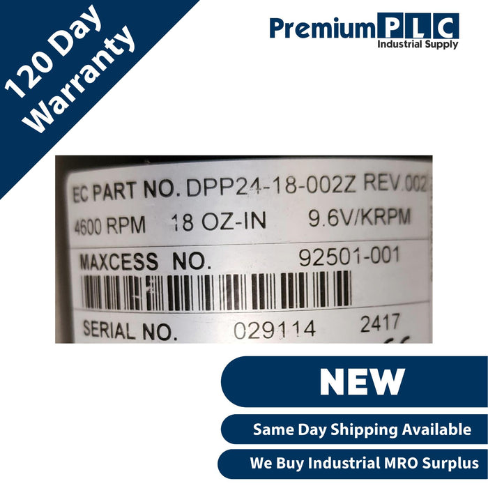 NEW MAXCESS ElectroCraft DPP24-18-002Z / 92501-001 DirectPower Plus PMDC MOTOR