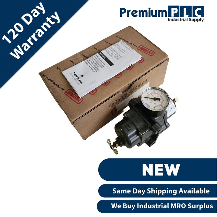 NEW FISHER 67CFR-206 FILTER REGULATOR SPG RANGE 0-35PSI MAX 250PSI FS-67CFR-206