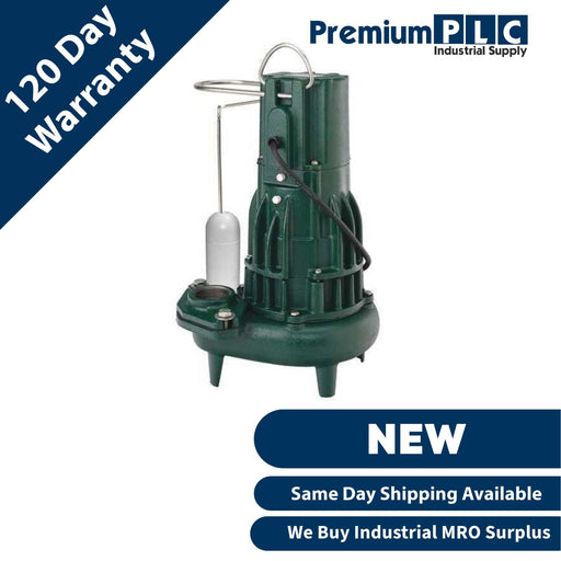 NEW ZOELLER M282-D / 282-0001 WASTE-MATE 280 2" SEWAGE PUMP .5HP 125GPM 25FT MAX
