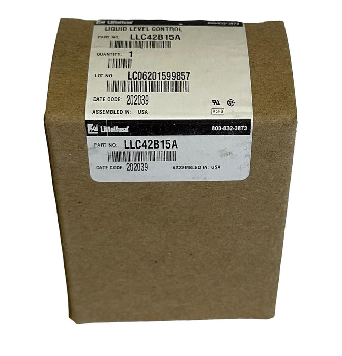 NEW LITTELFUSE LLC42B15A LIQUID LEVEL CONTROL 24VAC 50/60Hz 4A @ 240VAC 2020