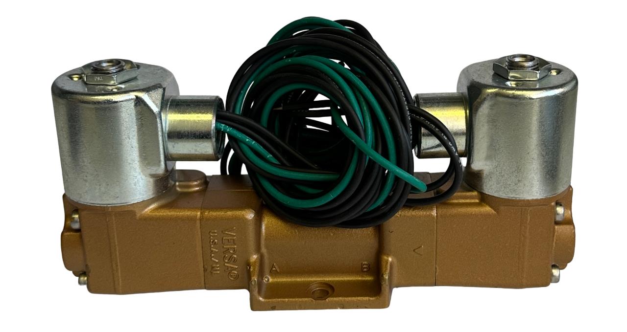 NEW VERSA VALVES VGG-5332-CB-U-A120 / VGG5332CBUA120 5-WAY SOLENOID VALVE 120V