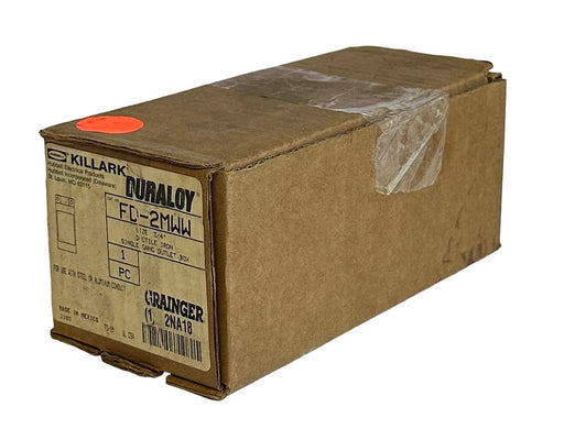 NEW KILLARK FD-2MWW / FD2MWW DURALOY SINGLE GANG OUTLET BOX 3/4'' 2NA18