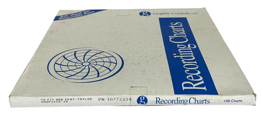 NEW GRAPHIC CONTROLS PN-10772334 / 10772334 RECORDING CHARTS 500P1225-28 100CT