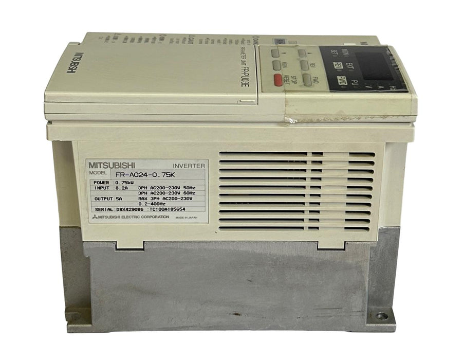 MITSUBISHI FR-A024-0.75K / FRA024075K FREQROL-A024 INVERTER FR-PU03E PARAMETER