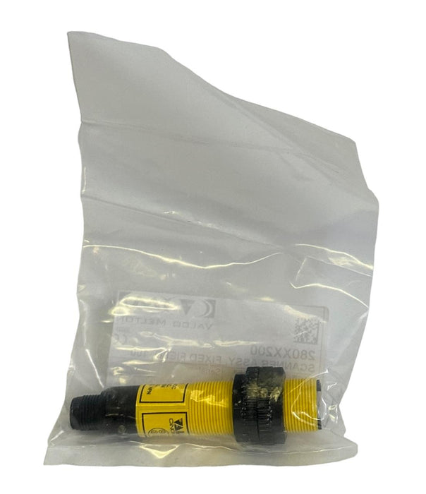 NEW SEALED VALCO MELTON 280XX200 FIXED FIELD SCANNER ASSEMBLY 100mm 4-PIN 10-30V