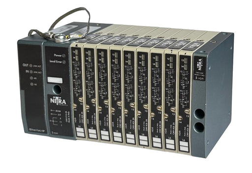NEW NITRA CMV-E1X-4X EtherNet/IP MODULE W/ 9 CMV-A3L-A2 MODULAR VALVES CMV-C4X