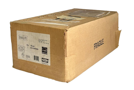 NEW HUBBELL DUAL LITE LED1-EM-RWW / LED1EMRWW LED EXIT SIGN 120/277VAC 60Hz