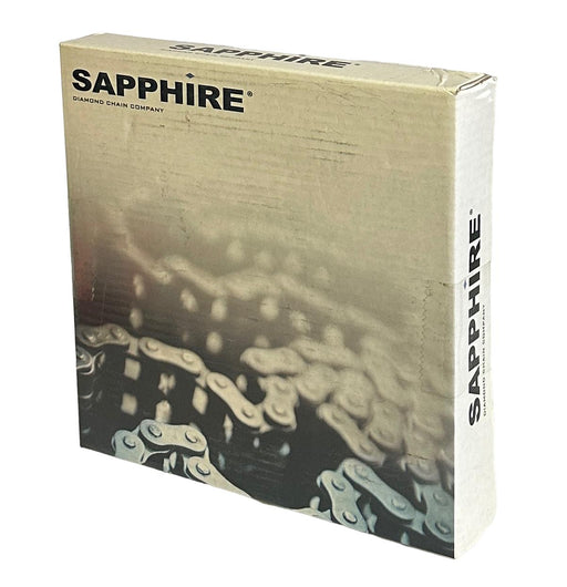 NEW DIAMOND S-08B-2R-10FT / S08B2R10FT SAPPHIRE ROLLER CHAIN 10FT S-08B-2R RIV