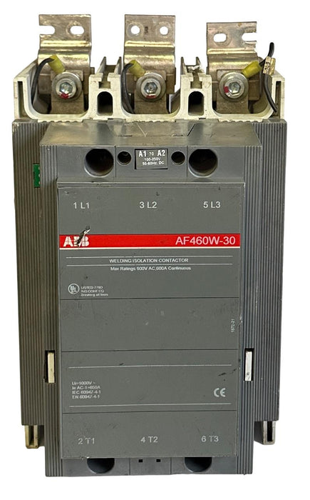 ABB AF460W-30 / AF460W30 WELDING ISOLATION CONTACTOR AF460 600VAC 600A *DAMAGED