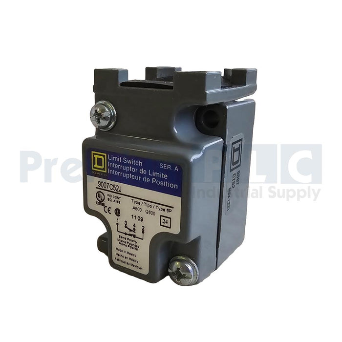 NEW SQUARE D 9007C52J SER. A HEAVY DUTY 9007 LIMIT SWITCH BODY ONLY (READ)