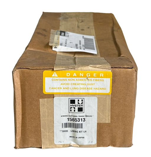 NEW HYSTER 1565313 / HY1565313 OEM BRAKE SHOE LINING KIT LH FOR FORKLIFT