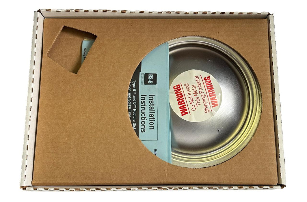 NEW BS&B A6005440-1 /A60054401 TYPE BV 6'' RUPTURE DISK 316SS 44.5PSIG