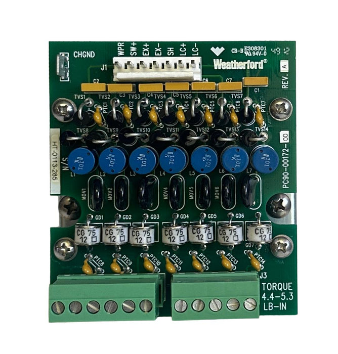 NEW WEATHERFORD 1969712 / PC02-00966-00 / PC90-00172-0 PROTECTION BOARD ASSEMBLY