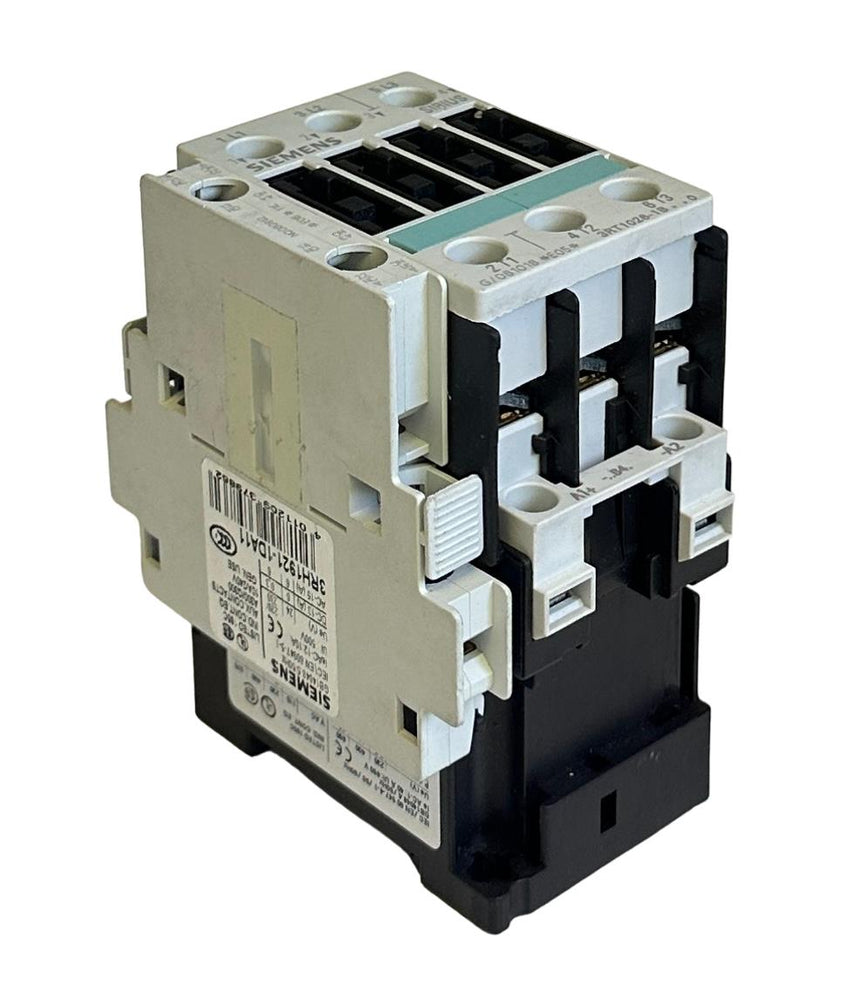 SIEMENS 3RT1026-1BB40 / 3RT10261BB40 SIRIUS CONTACTOR 3-POLE 24VDC 3RH1921-1DA11