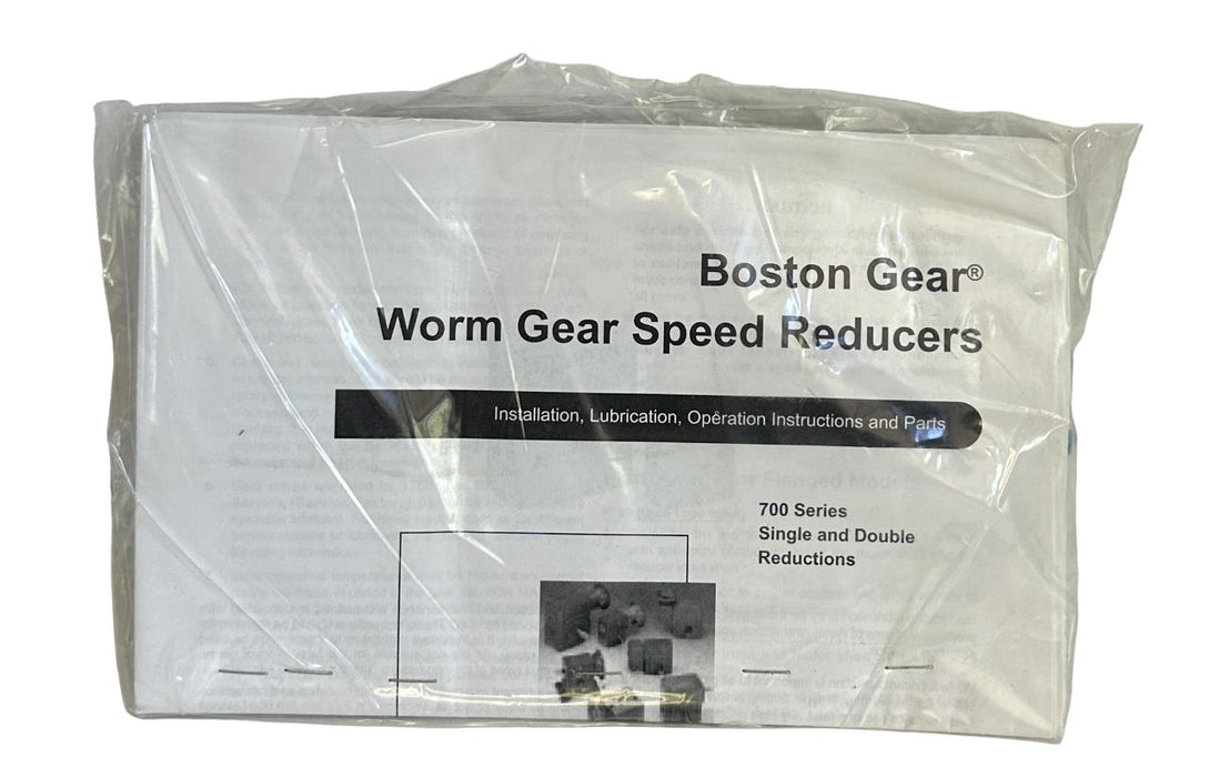 NEW BOSTON GEAR F724-15ST-B7-J3 / F72415STB7J3 WORM GEAR REDUCER 15:1 RATIO