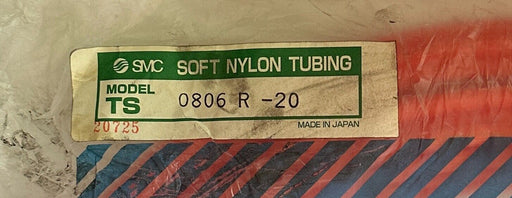 NEW SMC TS0806R-20 / TS0806R20 MODEL TS SOFT NYLON TUBING 0806R-20 20M ROLL