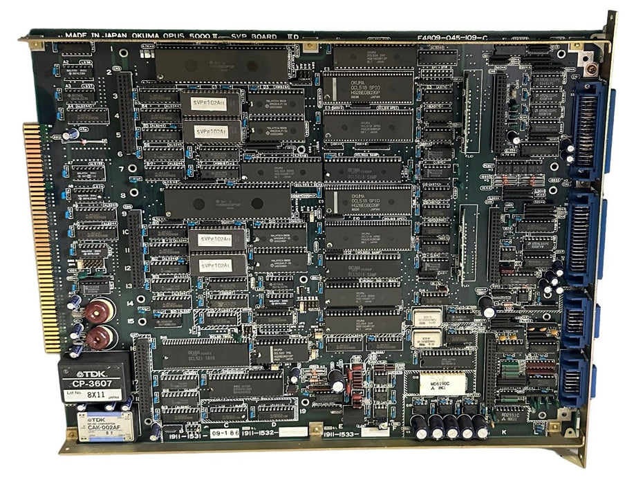OKUMA E4809-045-109-C / E4809045109C OPUS 5000 II SVP IID BOARD 1911-1531-09-186