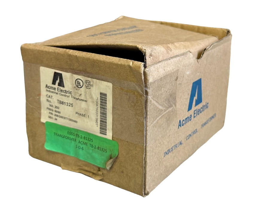 NEW ACME ELECTRIC TB-81325 / TB81325 INDUSTRIAL CONTROL TRANSFORMER 250VA 1PH