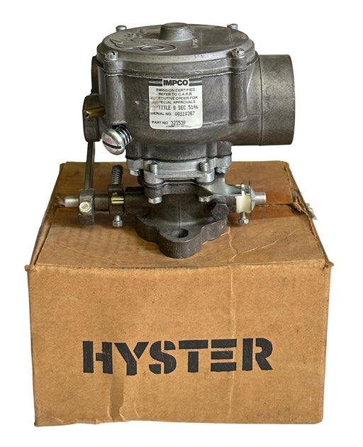 NEW HYSTER IMPCO 323539 / HY323539 OEM PROPANE CARBURETOR FOR FORKLIFT