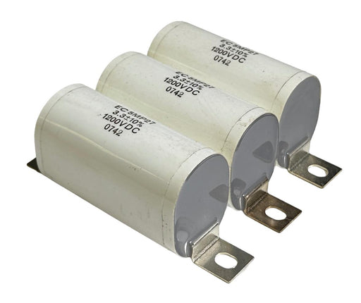 3 NEW ELECTRONIC CONCEPTS EC 5MP27 POWER SUPPLY CAPACITORS 1200VDC 5MP2 SERIES