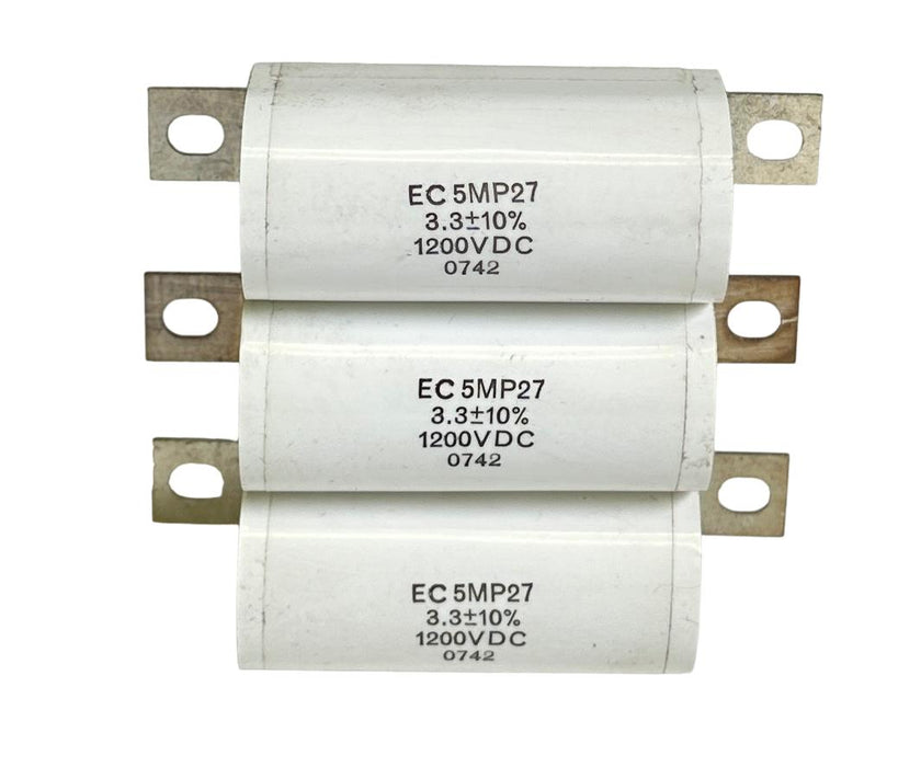 3 NEW ELECTRONIC CONCEPTS EC 5MP27 POWER SUPPLY CAPACITORS 1200VDC 5MP2 SERIES