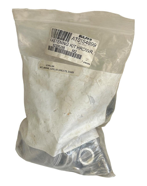 NEW SULZER 62306266 FASTENING HARDWARE KIT 12X3/4-10X3.75 316SS