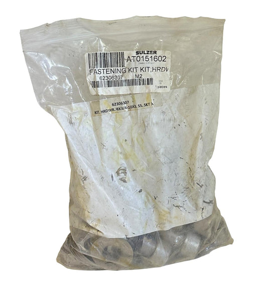 NEW SULZER 62306307 FASTENING HARDWARE KIT M2 8X3/4-10X3 SS SKT X NOS