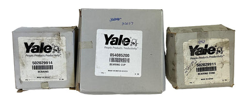 NEW LOT OF YALE FORKLIFT PARTS 502029911 / 502029914 / 054085200 OEM BEARINGS