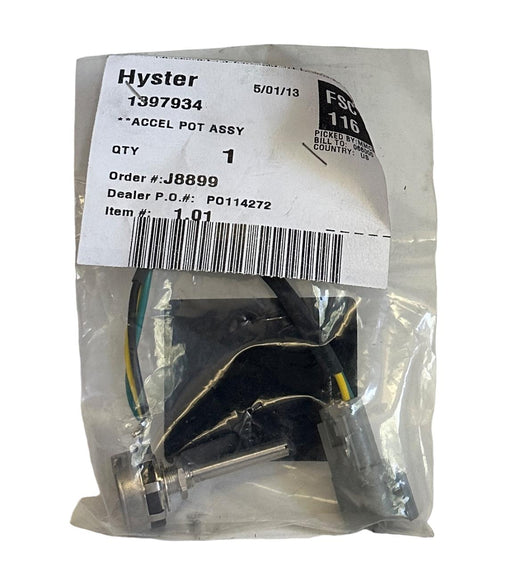 NEW HYSTER 1397934 / HY1397934 OEM ACCEL POT ASSEMBLY FOR FORKLIFT