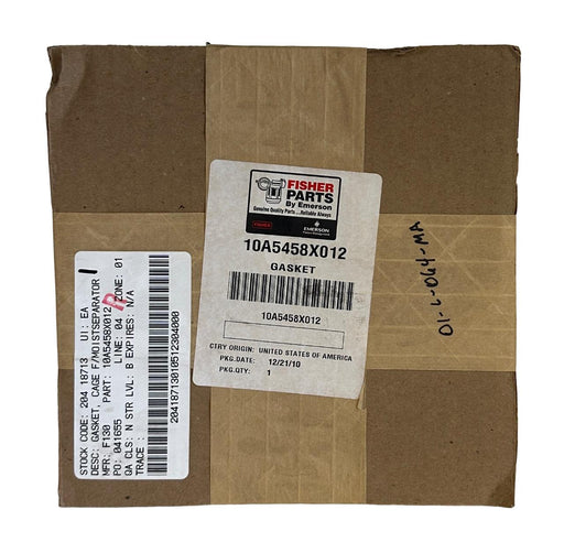 NEW SEALED FISHER EMERSON 10A5458X012 / 1OA5458XO12 CAGE GASKET OEM SURPLUS