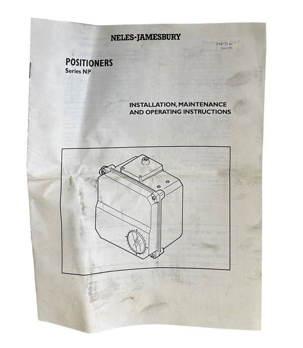 NEW NELES-JAMESBURY NP726D/J30 / NP726DJ30 NP SERIES PNEUMATIC POSITIONER NSMP