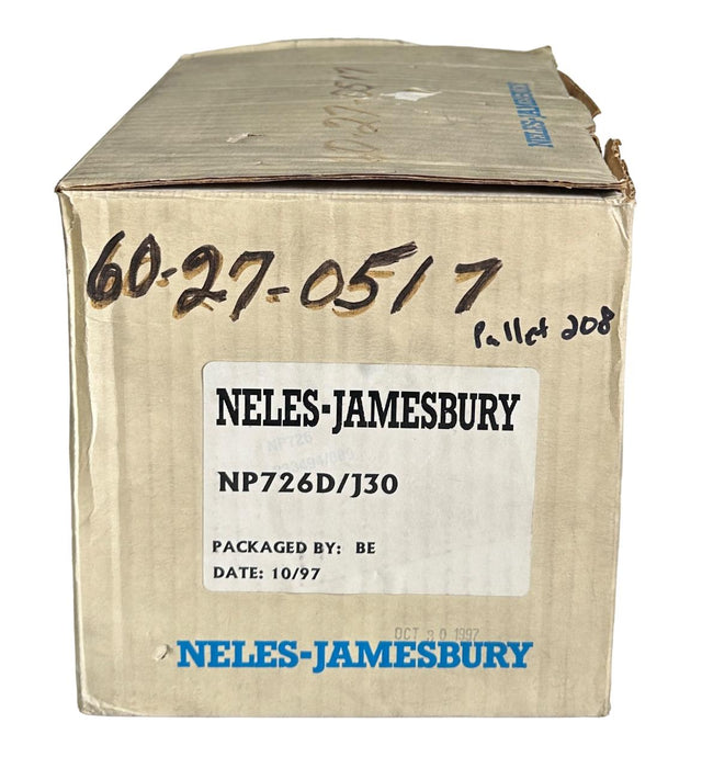 NEW NELES-JAMESBURY NP726D/J30 / NP726DJ30 NP SERIES PNEUMATIC POSITIONER NSMP