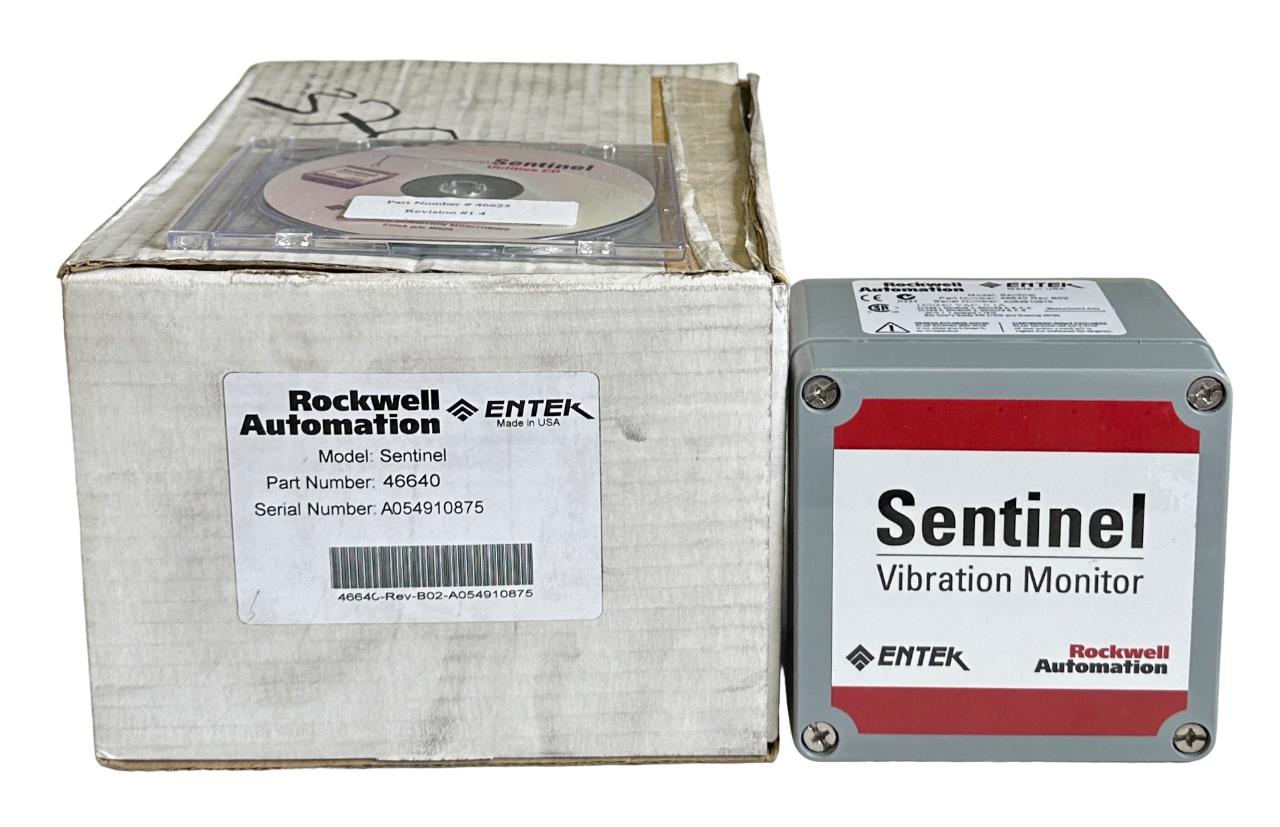 NEW ROCKWELL ENTEK 46640 Sentinel VIBRATION MONITOR Rev. B02 120/240VAC NSMP