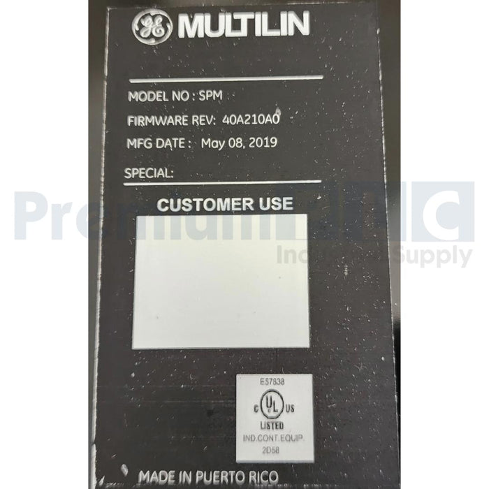 NEW GE MULTILIN SPM - LEGACY SYNCHRONOUS MOTOR PROTECTION & CONTROL RELAY NSMP
