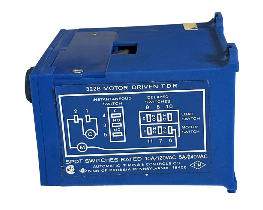 ATC 322B-005-A-12CS / 322B005A12CS CYCLE PROGRESS TIMER 322B TDR 120V 60Hz