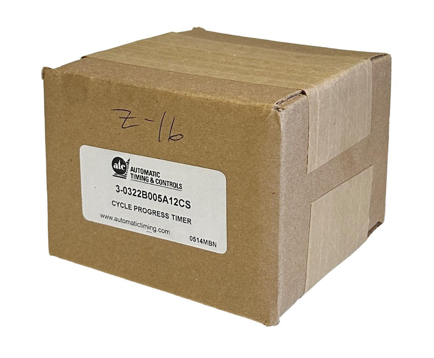 NEW SEALED ATC 3-0322B005A12CS / 322B-005-A-12CS CYCLE PROGRESS TIMER 332B NSFS