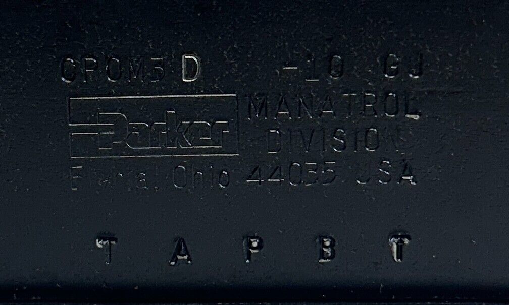 NEW PARKER CP0M3D-10GU / CP0M3D-10 HYDRAULIC PILOT CHECK VALVE NSMP