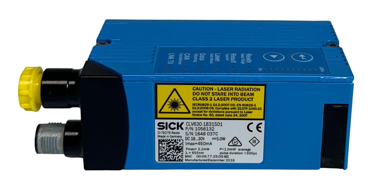 NEW SICK CLV630-1831S01 / 1056132 FIXED MOUNT BARCODE SCANNER CLV63x 18-30V NSNP
