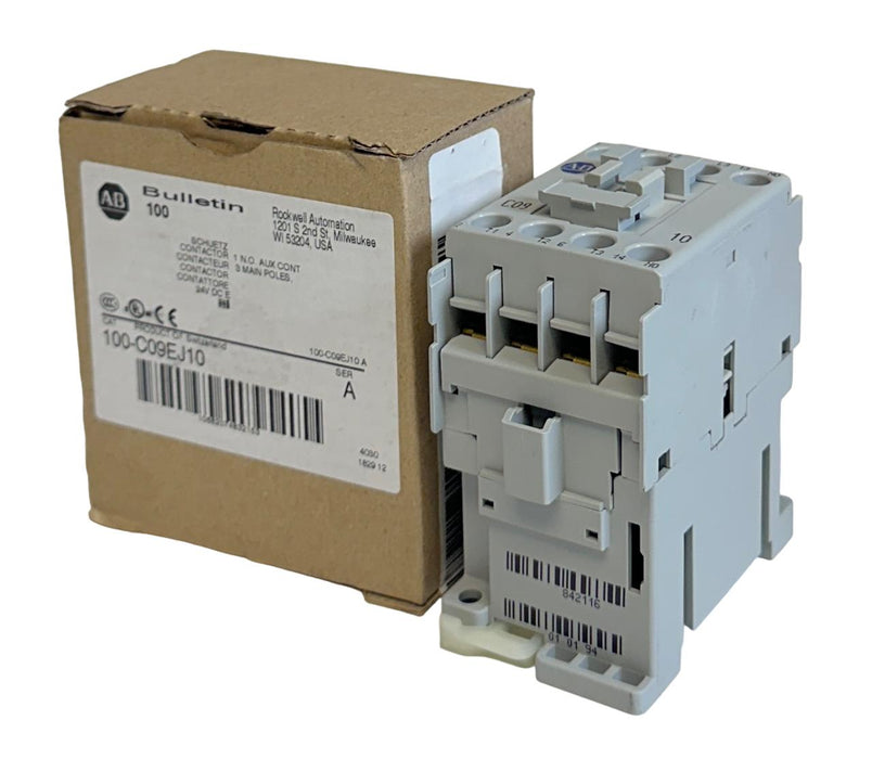 NEW ALLEN BRADLEY 100-C09EJ10 /A BULLETIN 100 CONTACTOR 24VDC 3P 100C09EJ10 NSMP