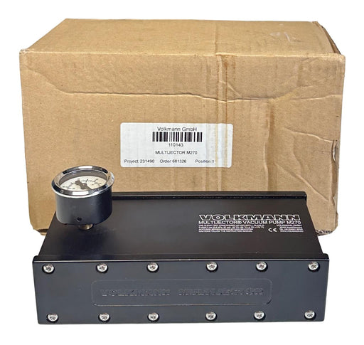 NEW VOLKMANN M270 MULTIJECTOR VACUUM PUMP 6BAR 0.6MPa 87PSI NSMP