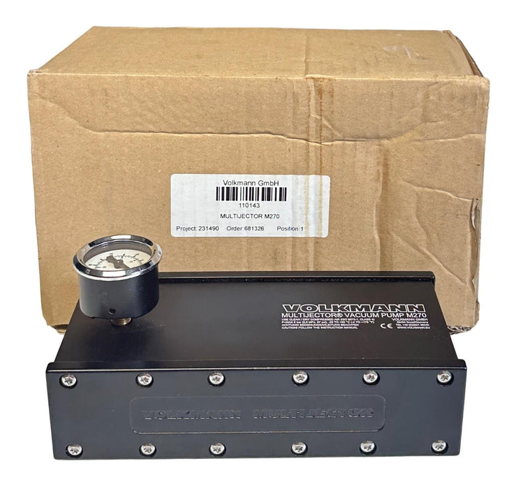 NEW VOLKMANN M270 MULTIJECTOR VACUUM PUMP 6BAR 0.6MPa 87PSI NSMP