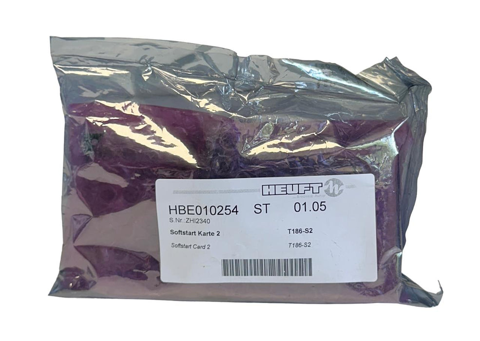 NEW SEALED HEUFT HBE010254 ST 01.05 SOFT START CARD 2 T186-S2 OEM NSFS