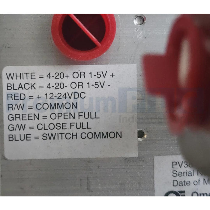NEW OMEGA PV38-SS ELECTRONICALLY CONTROLLED PROPORTIONING VALVE 3/8", 1/2" NPTF