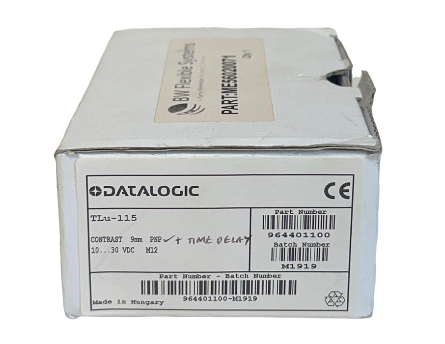 NEW DATALOGIC TLu-115 / 964401100 CONTRAST SENSOR 9mm PNP 10-30VDC M12 NSMP